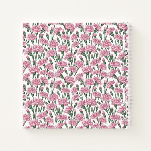  Pink Carnation Notitieboek (Achterkant)