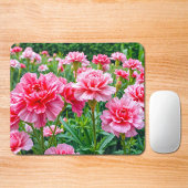 Pink Carnations Mouse Pad Muismat