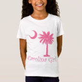 Pink Carolina Girl Palmetto T-shirt (Voorkant)