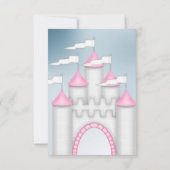 PINK CASTLE PRINCESS BIRTHDAY PARTY RSVP NEW (Achterkant)