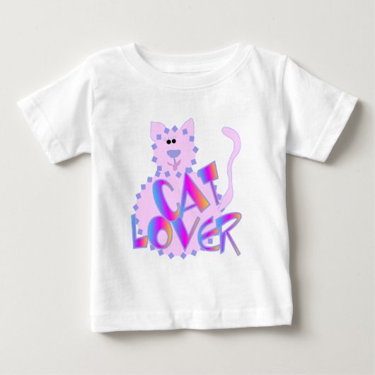 Pink Cat Lover Tshirts en geschenken (Voorkant)