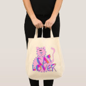 Pink Cat Lover Tshirts en geschenken Tote Bag (Voorkant (product))