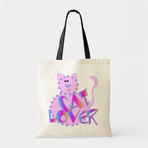 Pink Cat Lover Tshirts en geschenken Tote Bag