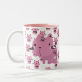 Pink Cats Coffee Mok (Links)