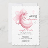 Pink Celebration Uitnodiging (Voorkant)