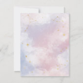Pink Celestial Save the Date | Constellaties (Achterkant)