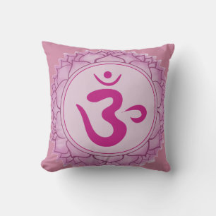 Pink Chakra Sahasrara Cushion Kussen