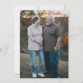 Pink Champagne Glass 30th Wedding Anniversary Kaart (Achterkant)