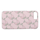 Pink Champagne Glass Bride Weddenschap Phone Case (Achterkant (Horizontaal))