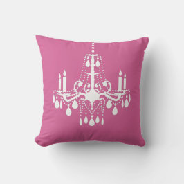 Pink Chandelier Pillow Kussen