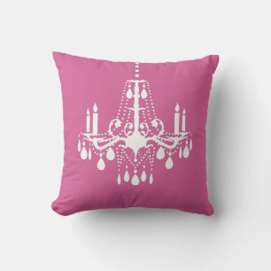 Pink Chandelier Pillow Kussen