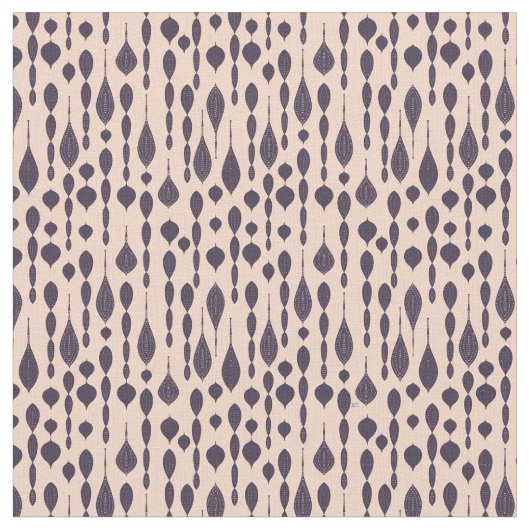 Pink Chandelier Retro Pattern Stof (Close Up)