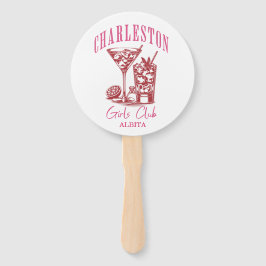 Pink Charleston Bachelorette Handwaaier