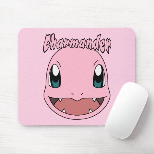 Pink Charmander Pokemon Fanart Muismat (Met muis)