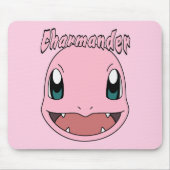 Pink Charmander Pokemon Fanart Muismat (Voorkant)