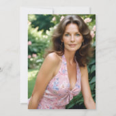 Pink Charming Ancient Cityscape Oval Translucent Kaart (Achterkant)