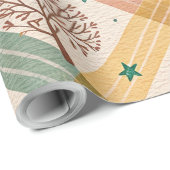 Pink Checkered Holiday Wrapping Paper Cadeaupapier (Rol Hoek)