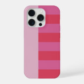 Pink Cheerful stripes pattern iPhone Hoesje (Achterkant)