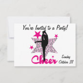 Pink Cheerleader Kaart (Voorkant)