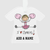 Pink Cheerleader Ornament (voorkant)