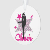 Pink Cheerleader Ornament (voorkant)