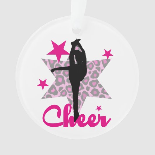 Pink Cheerleader Ornament (voorkant)