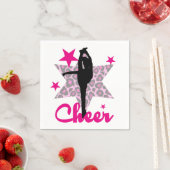 Pink Cheerleader Servetten (Insitu)