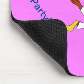 Pink Chef Ducky Birthday  Muismat (Hoek)