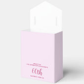 Pink Cherry Blossom Bedankt Verjaardagsviering Bedankdoosjes (Open)