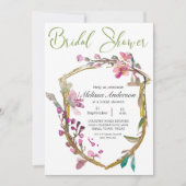 Pink Cherry Blossom Bloemen Vrijgezellenfeest Kaart (Voorkant)