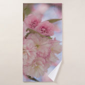 PINK CHERRY BLOSSOM IN CLOSE UP FOTOGRAPHY BADHANDDOEK (Badhanddoek)