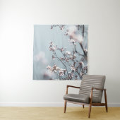 PINK CHERRY BLOSSOM IN CLOSE UP FOTOGRAPHY WANDKLEED (In Situ (horizontaal))