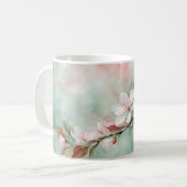 Pink Cherry Blossom Koffiemok (Voorkant links)