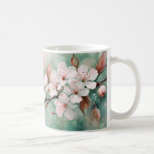 Pink Cherry Blossom Koffiemok (Rechts)