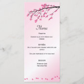 Pink Cherry Blossom | Menu-Kaart Menu (Voorkant)