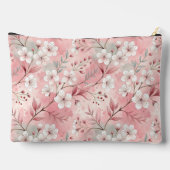 Pink cherry blossom monogram etui (Achterkant)