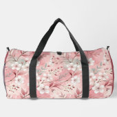 Pink cherry blossom monogram plunjezak (Achterkant)