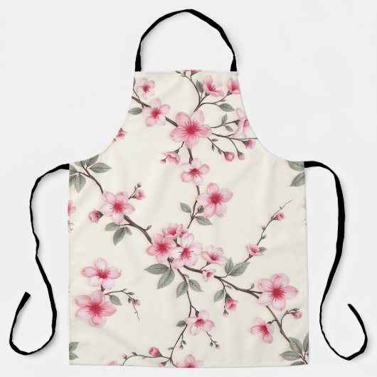 Pink Cherry Blossom Sakura Floral Pattern Spring Schort (Voorkant)