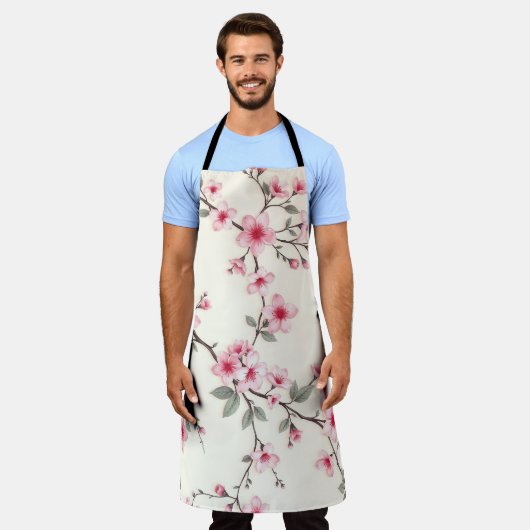 Pink Cherry Blossom Sakura Floral Pattern Spring Schort (Gedragen)