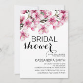 Pink Cherry Blossom Sakura Flower Vrijgezellenfees Kaart (Voorkant)