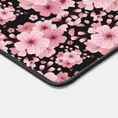 Pink Cherry Blossom Sakura Oriental Floral Pattern Bureaumat (Hoek)