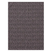 Pink Cherry Blossoms On Black Tafelkleed (Voorkant)