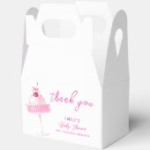 Pink Cherry Champagne Brunch Baby shower Bedankdoosjes (Open)