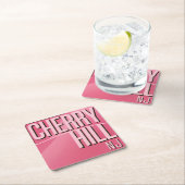 Pink Cherry Hill NJ Onderzetters (Insitu)