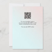 Pink Cherry Tree Butterfly Vrijgezellenfeest Kaart (Achterkant)