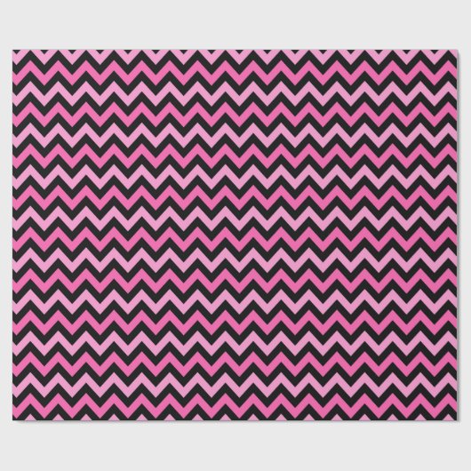 Pink Chevron Breast Cancer Awareness Pattern Cadeaupapier (Vlak)