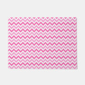 Pink Chevron Breast Cancer Awareness Pattern Deurmat (Voorkant)
