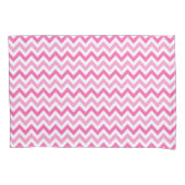 Pink Chevron Breast Cancer Awareness Pattern Kussensloop (Voorkant)