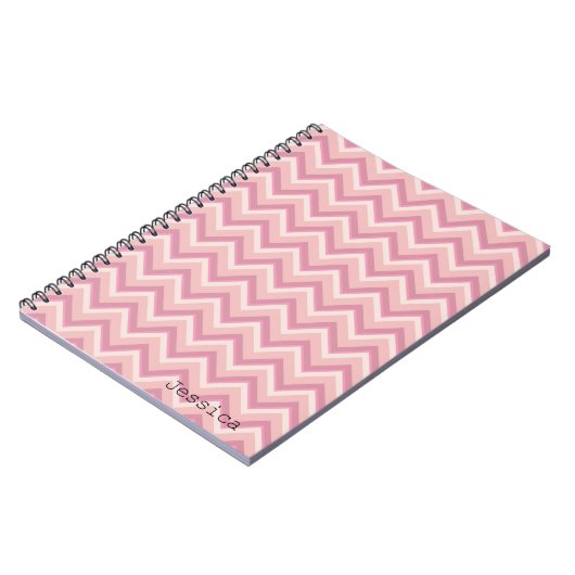 Pink Chevron  Notitieboek (Linkerzijde)