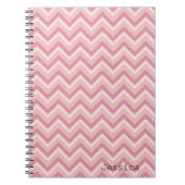 Pink Chevron  Notitieboek (Voorkant)